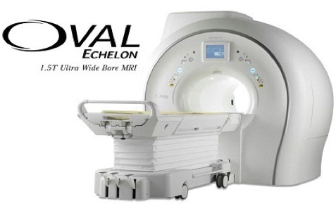 Oval MRI Machine